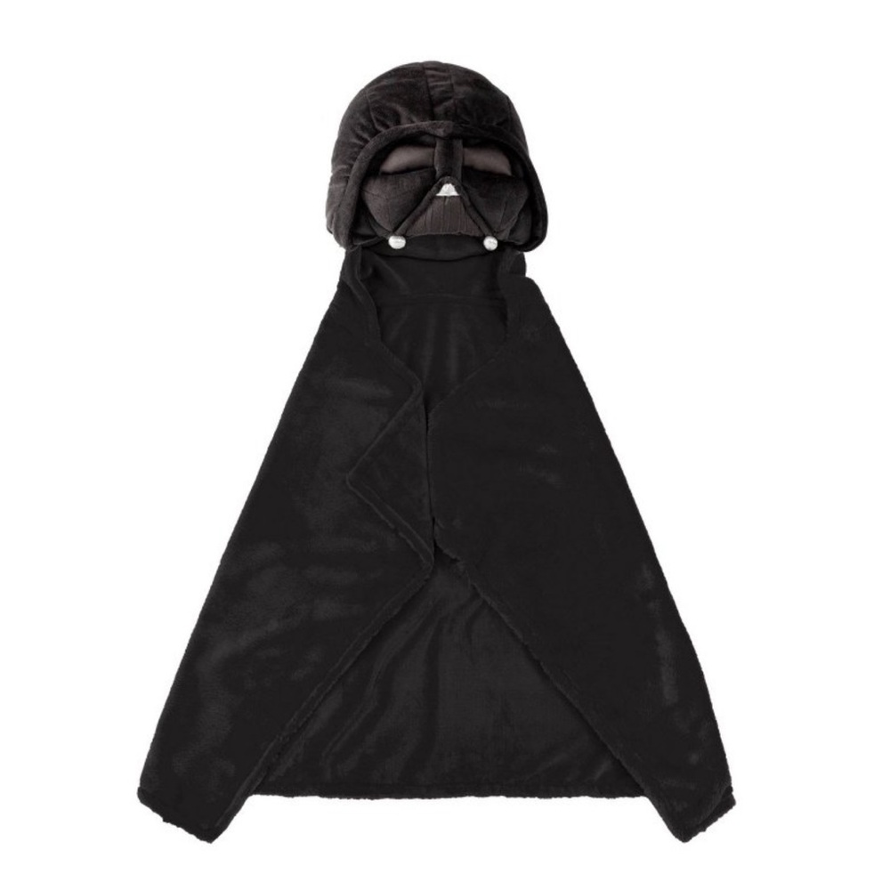 STAR WARS NWT darth vader hooded blanket -black